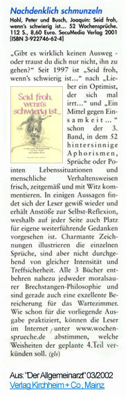 Besprechung Der Allgemeinarzt