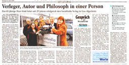 Allgemeine Zeitung Mainz vom 22.1.2005