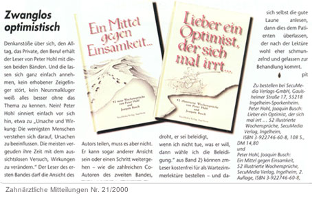 Rezension Zahnärztliche Mitteilungen