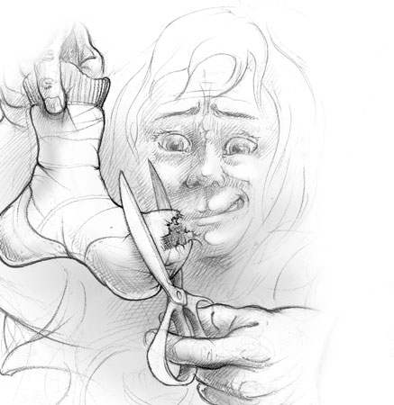 Entfernung eines Lochs?